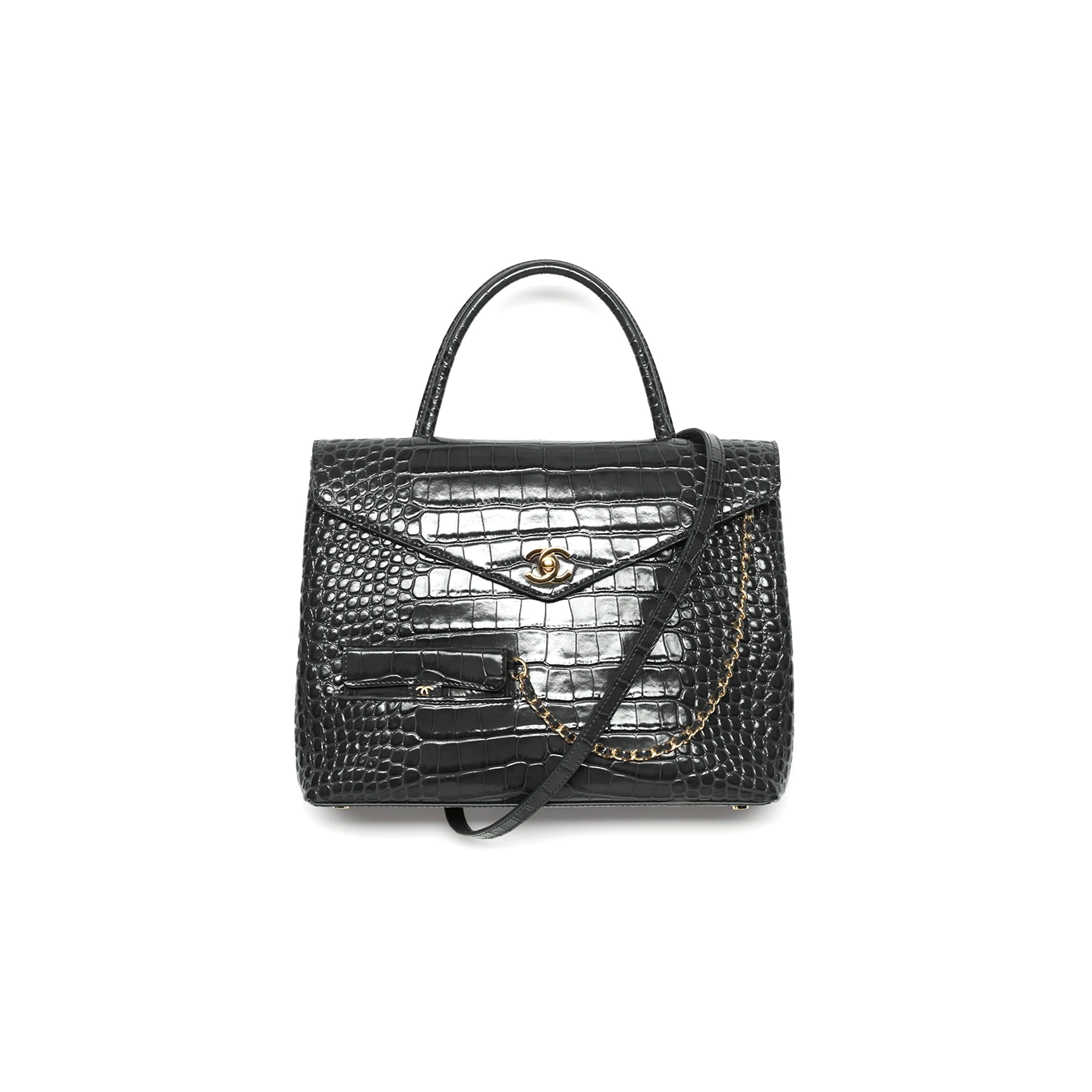 CHANEL MAXI FLAP BAG WITH TOP HANDLE AS6309 (31*24*9cm)